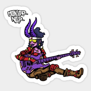 Monstar Noir Melodya Sticker